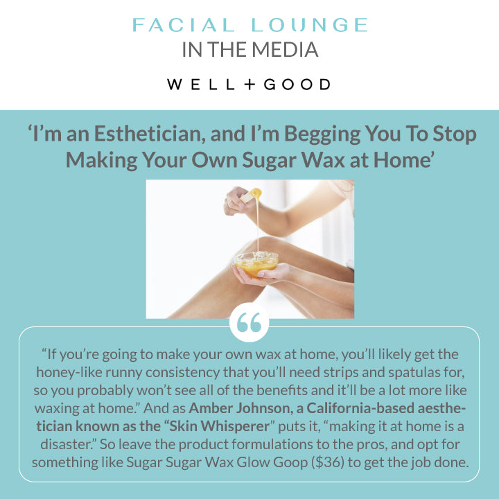 Facial Lounge Featured on Well + Good