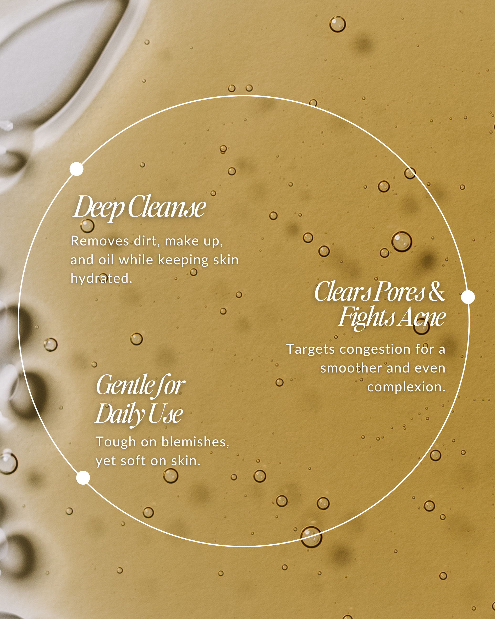 Facial Cleanser, Vegan Face Wash, Acne Face Wash, Acne Cleanser. Natural Benzoyl Peroxide Face wash
