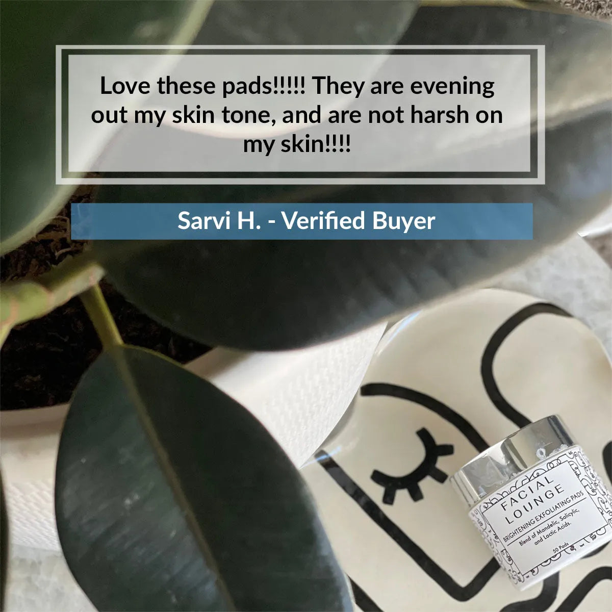 Brightening Exfoliating Pads testimonial