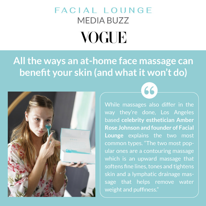 Featured in Vogue: All the ways an at-home face massage can benefit your skin