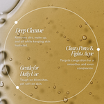 Facial Cleanser, Vegan Face Wash, Acne Face Wash, Acne Cleanser. Natural  Benzoyl Peroxide Face wash 