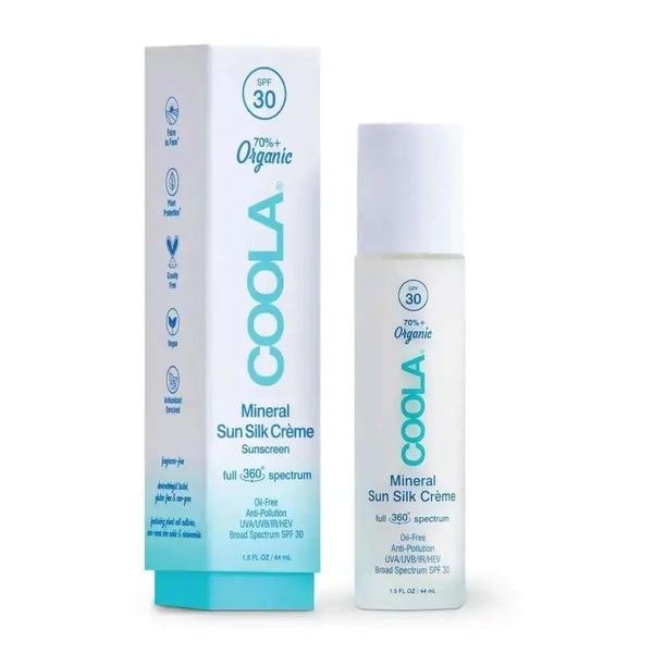 COOLA - Full Spectrum 360° Mineral Sun Silk Crème Organic Face Sunscreen SPF 30 COOLA